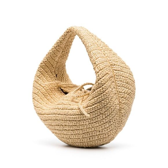 Khaite Women Olivia Medium Rafia Hobo Bag - Picture 3 of 6